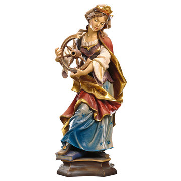 S. Caterina da Alessandria con ruota UP233000 (20 cm, colore)