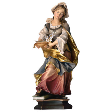 Hl. Lucia von Syrakus mit Augen UP234111 (20 cm, lasiert)