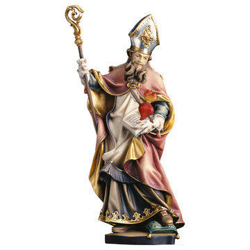 St. Augustin with heart UP295107 (5,91", color)