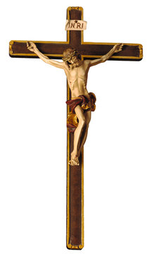Crucifix Baroque - Pedestal cross UP423000 (3,94", color)