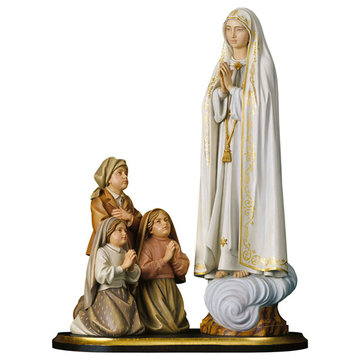 Erscheinungsgruppe Fátima Capelinha ohne Krone UP071100 (18,5 cm, lasiert)