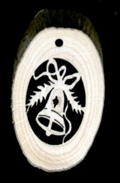 Tree disk with bell 509190 (2,36", natural)
