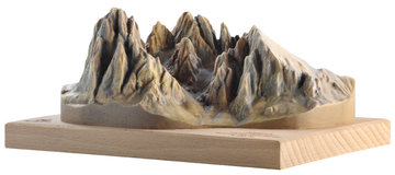 Langkofelgruppe BWSAS (10 cm, lasiert)