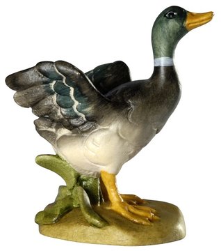 Duck with open wings BW6302 (1,38", color)