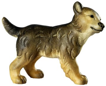 Wolf puppy  -  head right BW6735 (0,75", color)