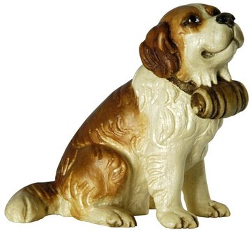 Swiss shepherd's dog sitting with barrel BW6957 (1,34", color)