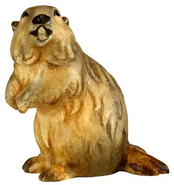 Marmot standing left BW6993 (0,71", color)
