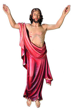 Christi Auferstehung für die Wand B5082 (15 cm, lasiert)