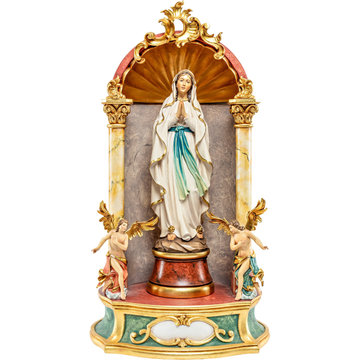 Our lady of Lourdes – Home altar baroque B4085AL1 (22,44", color)