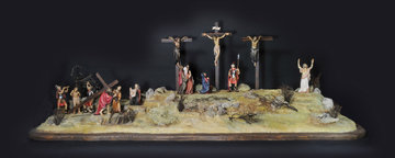 Presepe Passione completo, senza paesaggio 131000 (10 cm, colore)